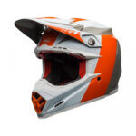 BELL MOTO-9 FLEX MX DIVISION fehér-narancs-homok L