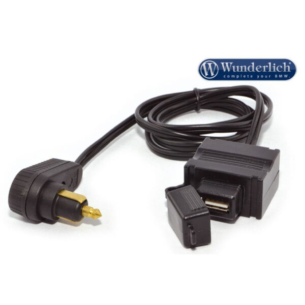 1628250055_WUN-42040-200.jpg DIN-USB hosszabbító tanktáska áramellátáshoz 1,2 m kábllel - KIFUTÓ - Image 1