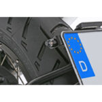 Hátsó Index mo.blaze pin Wunderlich rendszámtartóhoz - 220mm - fekete