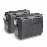 KAPPA 37 literes K-FORCE alu oldaldoboz párban - fekete