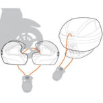 KAPPA Kábelzár sisak rögzítéshez - 100 cm