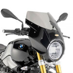 KAPPA Szélterelő fejidom fényes fekete - Univerzális/BMW R NINE T 1200 '14-'16 (A5115A) füstszínű - KIFUTÓ
