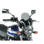 KAPPA Szélterelő plexi - Univerzális Naked 34 x 29,5 cm szerelő kittel füst - KIFUTÓ