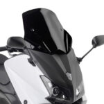 KAPPA Szélterelő plexi - Yamaha T-MAX 530 '12- sport fekete 46 x 48 cm