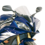 KAPPA Szélterelő plexi - Yamaha R6 '06 35 x 45 cm füst - KIFUTÓ