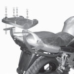 KAPPA Top Case tartó - Suzuki GSF650/1200/1250 Bandit '05-'09 GSX650/1250F '08-'16