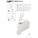 KAPPA Univerzális csúsztatható alkatrész KAF- szélterelő plexihez