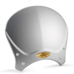 KAPPA Univerzális szélterelő CafeRacer - szürke eloxált alumínium - 20,5 x 26,5 cm - KIFUTÓ