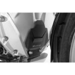 Motorblokkvédő elöl eloxált alu, fekete - R1200-LC, R1250GS/Adv.