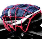 Oxford csomagleszorító háló - piros