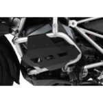 Szelepfedélvédő lemez gyári bukócsőre, fekete R1250GS/Adv. 2019-től