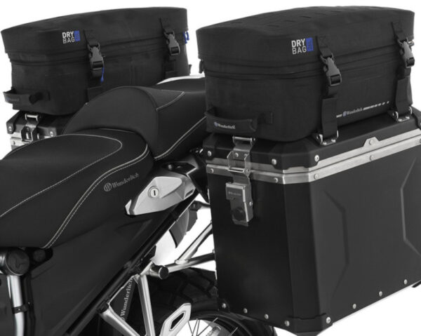 DryBag ELEPHANT Felsőtáska oldaldobozokra párban, fekete - Image 2