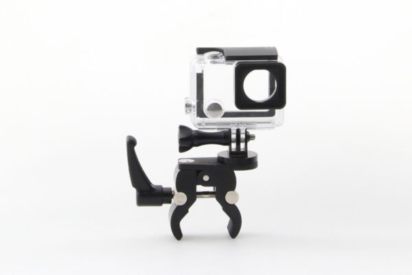 1656597412_WUN-44601-002.jpg Kameratartó csőkormányra, fekete - Univerzális - Image 1