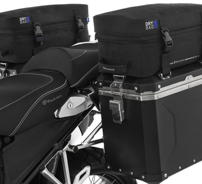 DryBag ELEPHANT Felsőtáska oldaldobozokra párban, fekete - Image 3