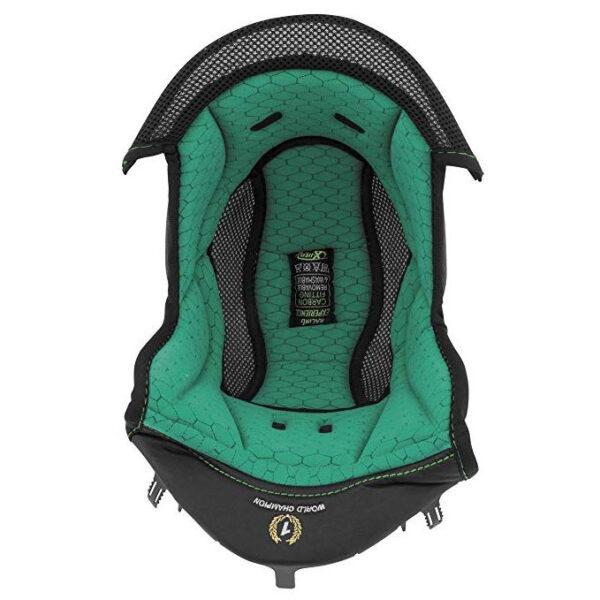 Bélés RACING X-LITE X802/R/RR/RULTRA/RRULTRA L zöld carbon fitting - Image 3