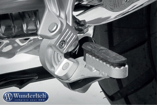 Vezető lábtartósűllyesztés (40 mm), ezüst - R850/1100/1150GS/Adv. - Image 1