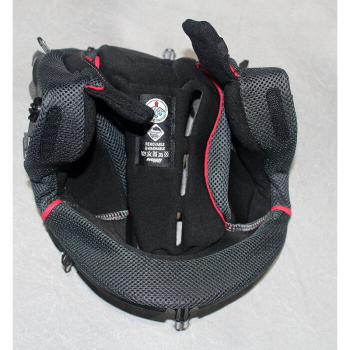 Bélés CLIMA COMFORT NOLAN N44/EVO XS fekete-piros - KIFUTÓ