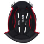 Bélés CLIMA COMFORT NOLAN N70-GT/X/44/EVO 3XL fekete-piros