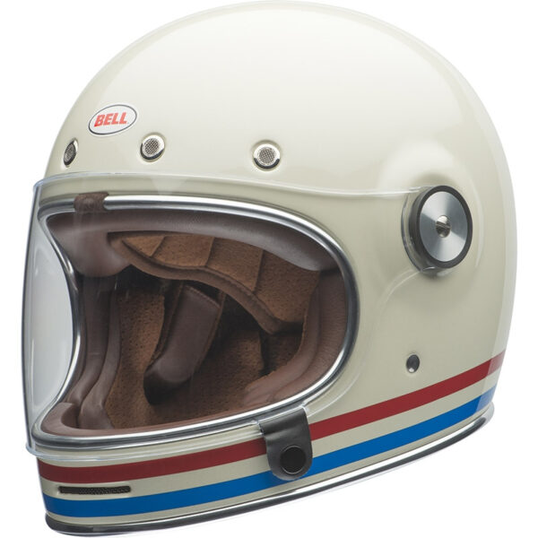 1686844022_BELL-7143904.jpg BELL BULLITT STRIPES gyöngyház fehér M - Image 1