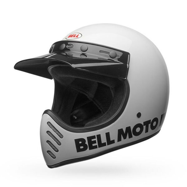 BELL MOTO-3 06 CLASSIC WHITE fehér L - Image 2