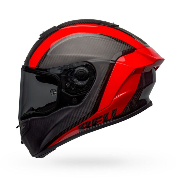 BELL RACE STAR DLX TANTRUM 2 fekete-piros L