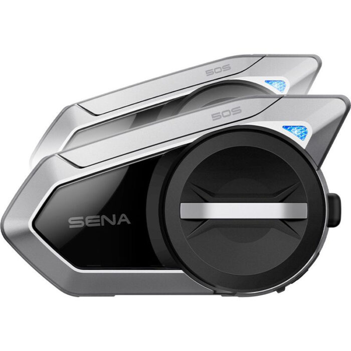 SENA 50S motorkerékpár kommunikációs rendszer (MESH 2.0 és Bluetooth 5) Dupla csomag