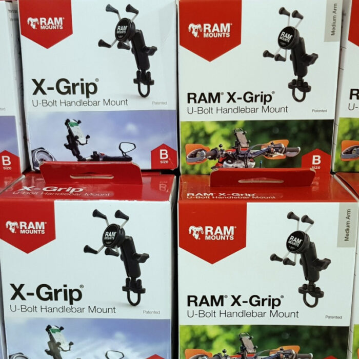 RAM Mount komplett telefon tartó szet kormányra vagy csőre (dobozos szet)
