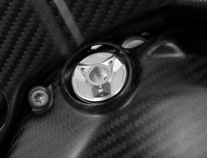 Biztonsági olajbeöntő sapka, ezüst - G310GS/R, S1000R/RR/XR