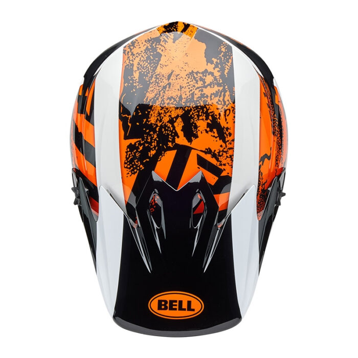 BELL MX-9 MIPS 06 BREAKDANCE fekete-narancs XL