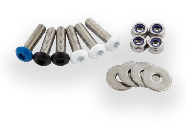 Színesfejű rendszámcsavarok M5x20 - Image 1