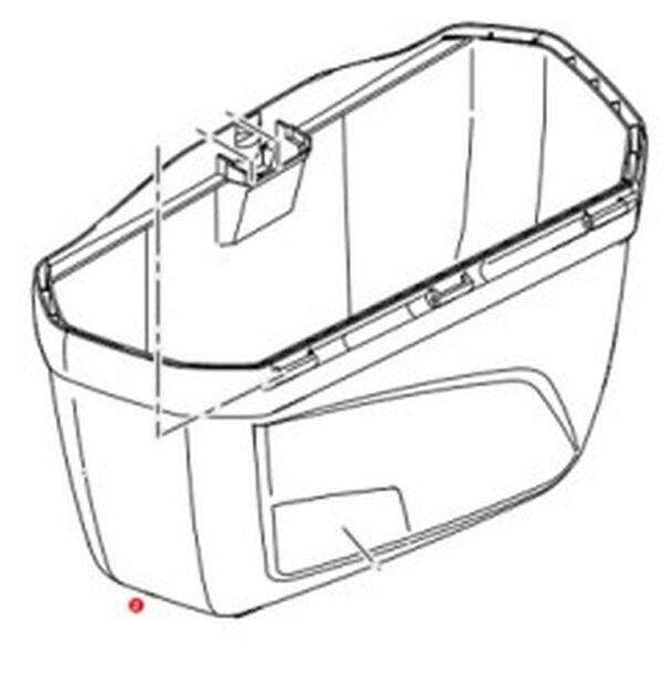 KAPPA Alsóhéj K22 dobozhoz, jobb - Image 1