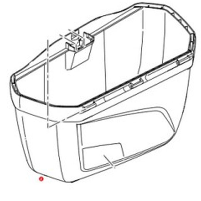 KAPPA Alsóhéj K22 dobozhoz, jobb