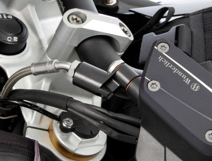 Fék- vagy kuplungvezeték hosszabbító adapter (+35 mm), 1 db, fekete (info!)