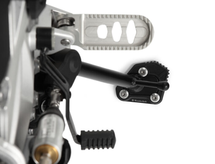 Oldaltámasztalp-növelő normál futóműhöz, fekete - F750/850GS/Adv.