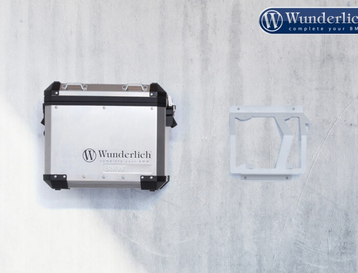 BMW alu oldaldoboz pár falitartó, ezüst - R1200-1250GS/Adv-LC